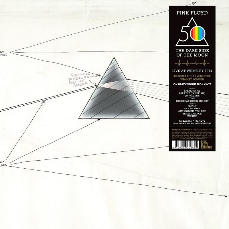 Kniha: Pink Floyd: The Dark Side Of The Moon Live At Wembley 1974 LP - Pink Floyd