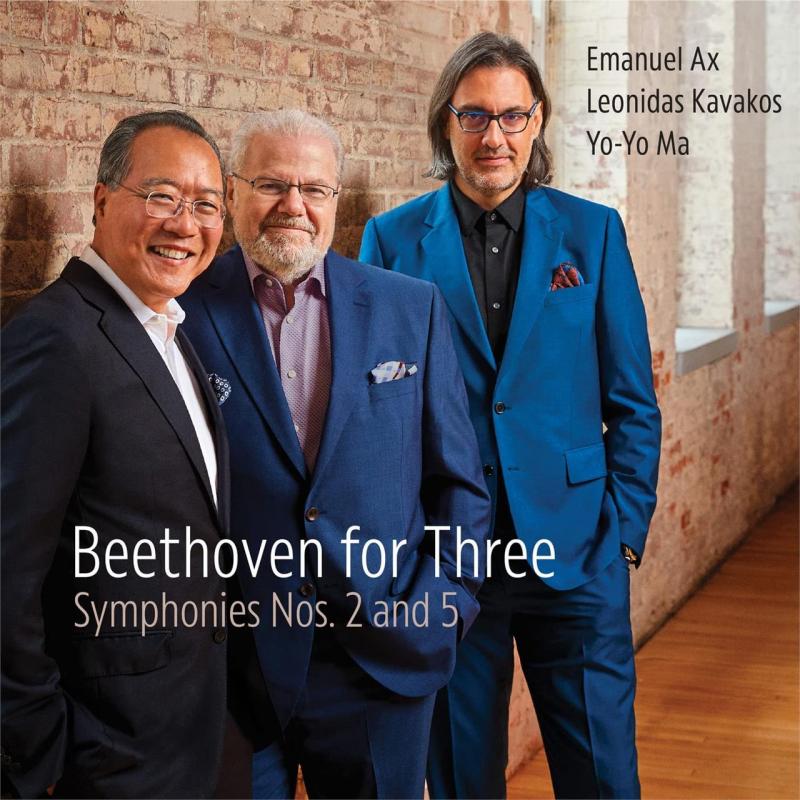 Kniha: Emmanuel Ax, Leonidas Kavakos,Yo-Yo Ma: Beethoven for Three: Symphonies Nos. 2 and 5 - SONY CLASSICAL