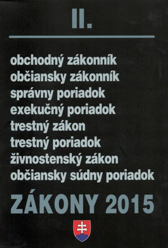 Kniha: Zákony 2015/IIautor neuvedený