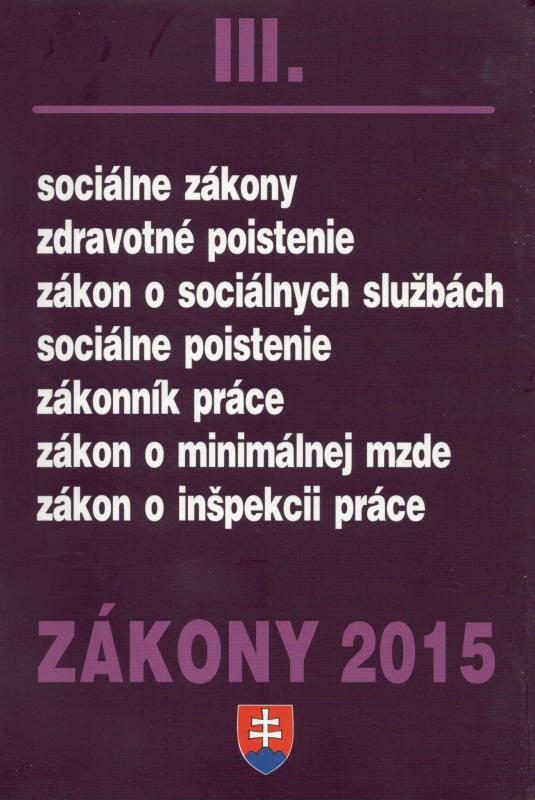 Kniha: Zákony 2015/IIIautor neuvedený