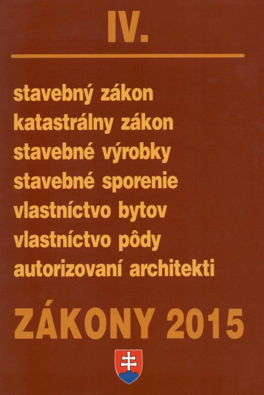 Kniha: Zákony 2015/IVautor neuvedený