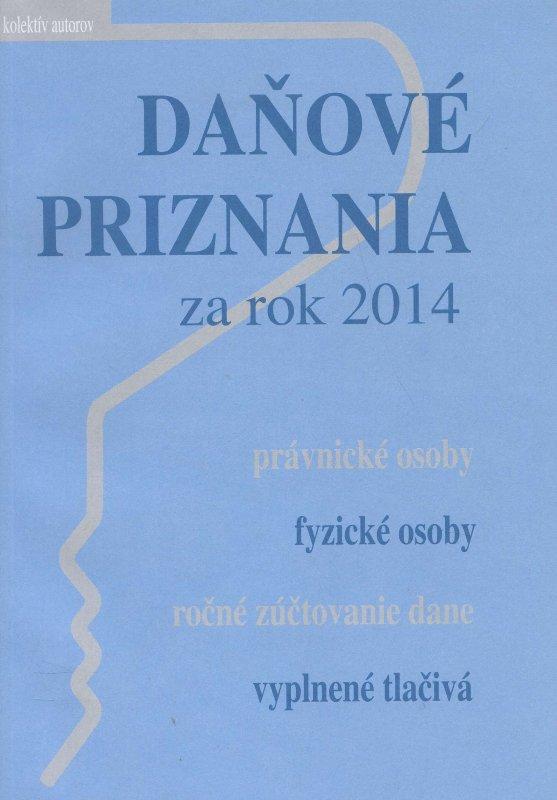 Kniha: Daňové priznania za rok 2014autor neuvedený