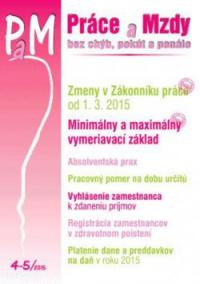 PaM 4-5/2015: Práce a mzdy