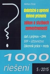 Kniha: 1000 riešení 5/2015autor neuvedený