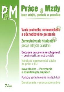 Kniha: PaM 7/2015: Práce a mzdyautor neuvedený