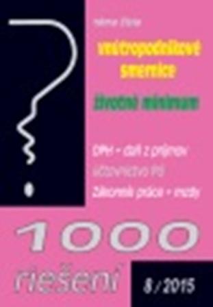 Kniha: 1000 riešení 8/2015autor neuvedený