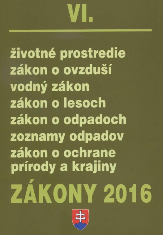 Kniha: Zákony 2016/VIautor neuvedený