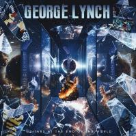 LYNCH, GEORGE  GUITARS AT THE WORLD / COLORED VINYL, BLUE/BLACK, POSTER -COLOURED-