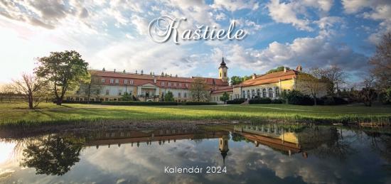 Kniha: K - Kaštiele 2024 - stolový kalendárautor neuvedený