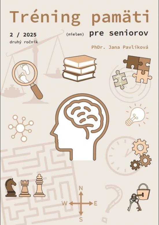 Kniha: Tréning pamäti (nielen) pre seniorov 2/2025 - Pavlíková Jana