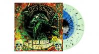 ROB ZOMBIE  LUNAR INJECTION KOOL A. BLUE IN BOTTLE GREEN WITH BLACK AND BONE SPLATTER