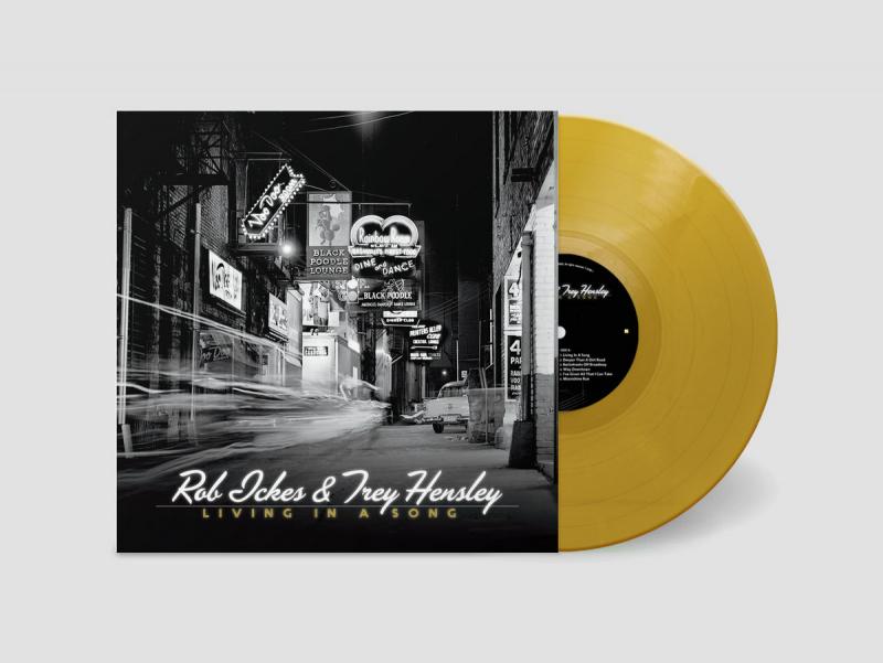 Kniha: ICKERS, ROB -amp; TREY HENSLE  LIVING IN A SONG / GOLD METALLIC VINYL -COLOURED- - COMPASS