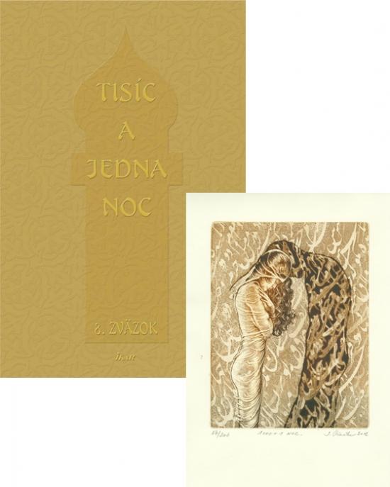 Kniha: Tisíc a jedna noc 8.+Grafický list KOMPLET - Pauliny Ján