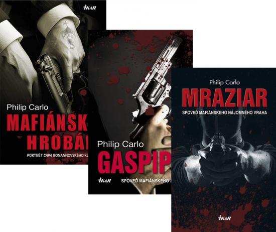 Kniha: Mraziar+Gaspipe+Mafiánsky hrobár KOMPLET - Carlo Philip