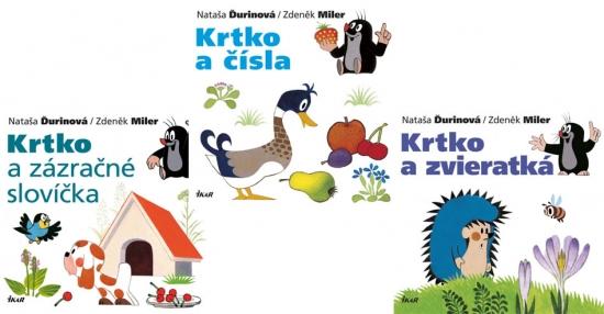 Kniha: Krtko - 3 leporelá KOMPLET - Nataša Ďurinová / Zdeněk Miler