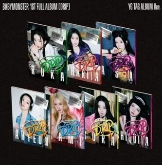 Kniha: Babymonster:  Vol.1 : Drip (Cd + 76P Photobook + Selfie Photo Card 7Ea + Sticker 2Ea) - Babymonster