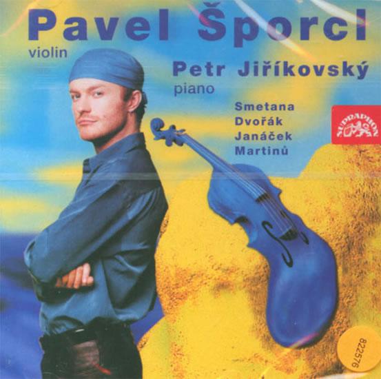 Kniha: Smetana, Dvořák, Janáček, Martinů, Ševčík: Houslový recitál - CD - Šporcl Pavel