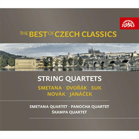 Kniha: The Best of Czech Classics - smyčcové kvartety; Smetana, Dvořák, Janáček - 3CD - Různí interpreti