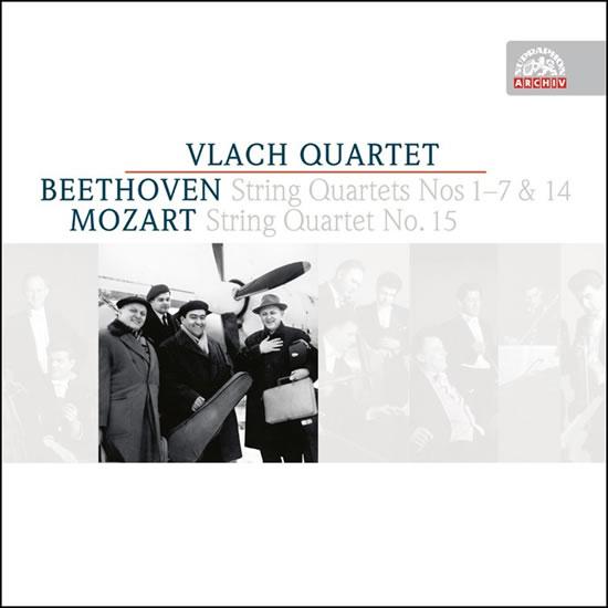 Kniha: Beethoven - Mozart: Smyčcové kvartety - 4 CD - Vlachovo kvarteto