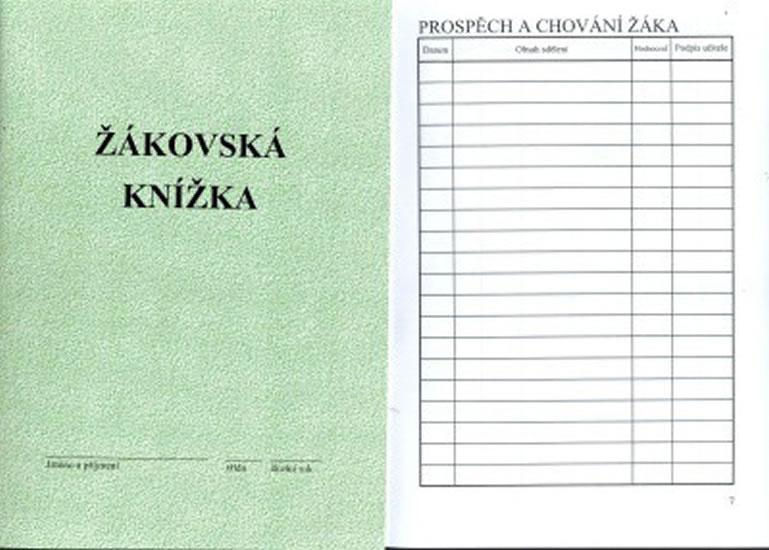 Kniha: Žákovská knížka ZELENÁ pro 1. a 2. stupeň ZŠautor neuvedený