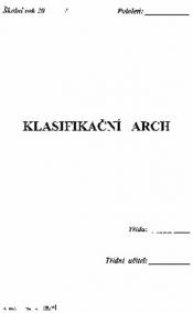 Klasifikační arch (3 x A4 složená)