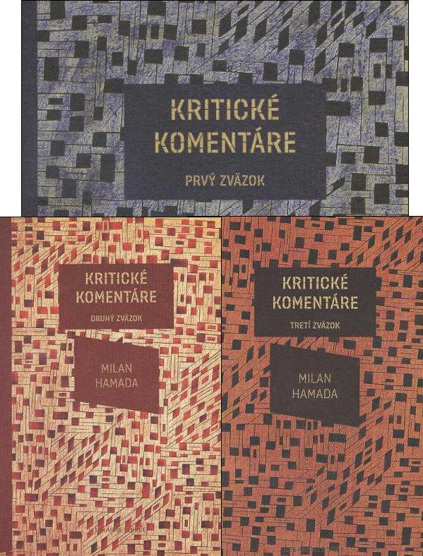 Kniha: Kritické komentáre 1-3 + Odpovede - Milan Hamada