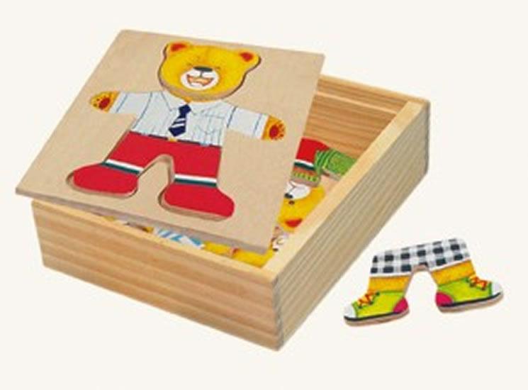 Kniha: Puzzle - šatní skříň - medvídekautor neuvedený