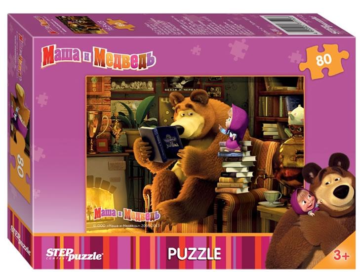 Kniha: Puzzle 80 Máša a Medvěd - Čteme siautor neuvedený