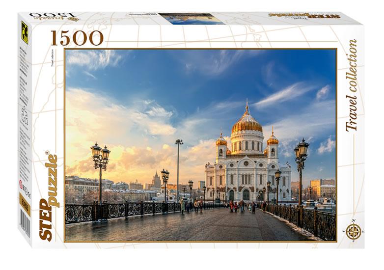 Kniha: Puzzle 1500 Katedrála Krista Spasitele. Moskvaautor neuvedený