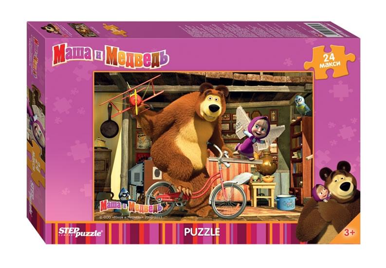 Kniha: Puzzle maxi 24 Máša a Medvědautor neuvedený