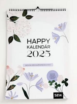 Kniha: Happy kalendár 2025 - Nástenný (začiatok vášho najšťastnejšieho roka)autor neuvedený