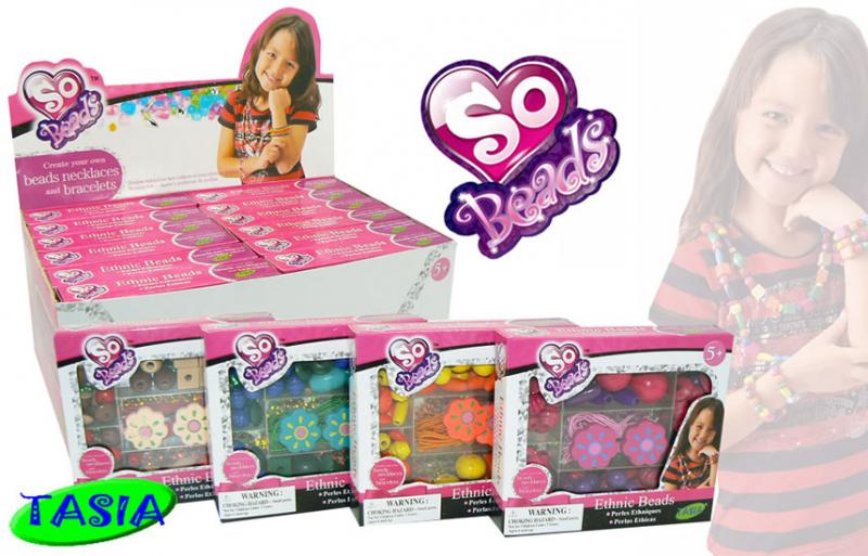 Kniha: Sada korálky - dřevěné, ass.3,display 12autor neuvedený