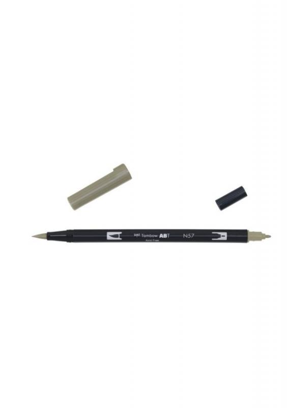 Kniha: Tombow Oboustranný štětcový fix ABT - warm grey 5autor neuvedený