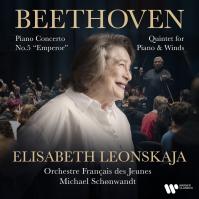 Leonskaja, Elizabeth:  Beethoven: Piano Concerto No. 5 Emperor” -amp; Piano Quintet Op. 16  Beethoven,