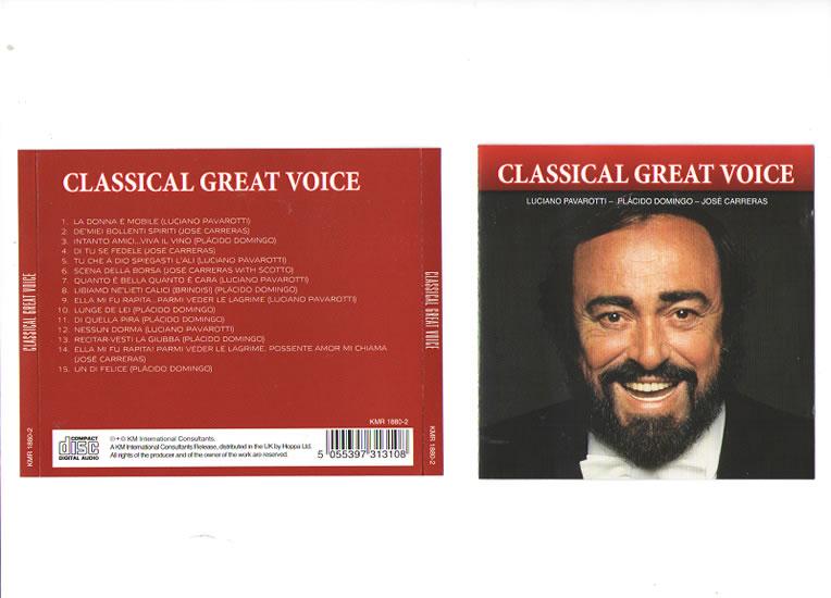 Kniha: Classical Great Voice - CDautor neuvedený