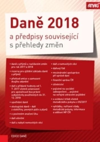 Kniha: Daně 2018 a předpisy související s přehledy změnautor neuvedený