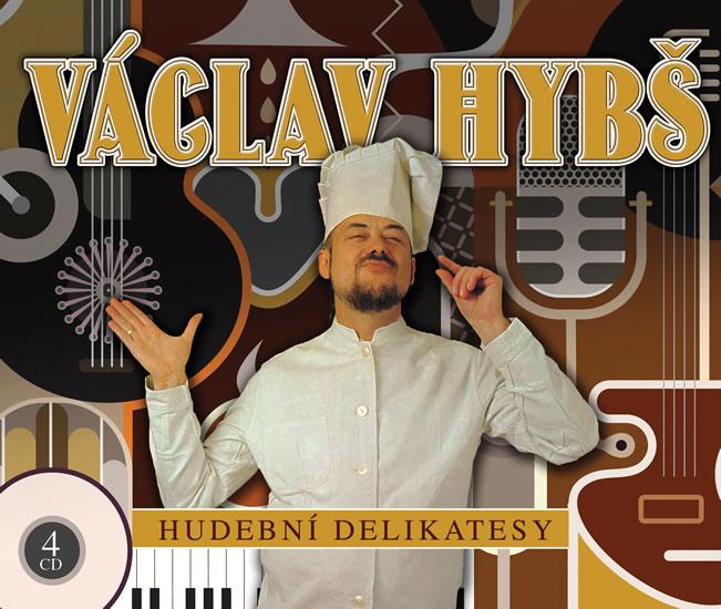 Kniha: Václav Hybš - Hudební delikatesy 4CD - Hybš Václav