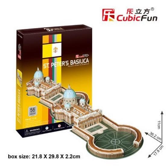 Kniha: Puzzle 3D Bazilika sv. Petra - 56 dílkůautor neuvedený
