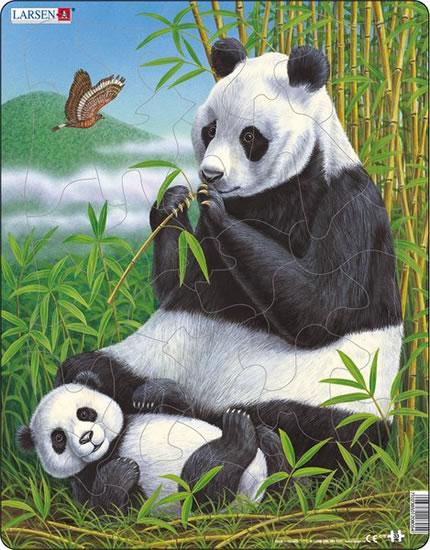 Kniha: Puzzle MAXI - Panda s mládětem/33 dílkůautor neuvedený