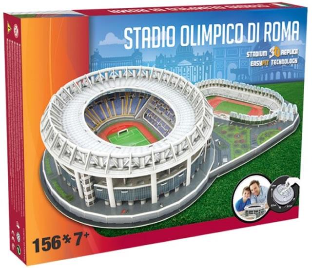 Kniha: 3D Puzzle Nanostad Italy - Olimpico fotbalový stadion Roma + Lazioautor neuvedený