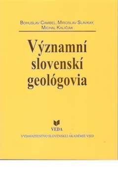 Kniha: Významní slovenskí geológovia - Bohuslav Cambel