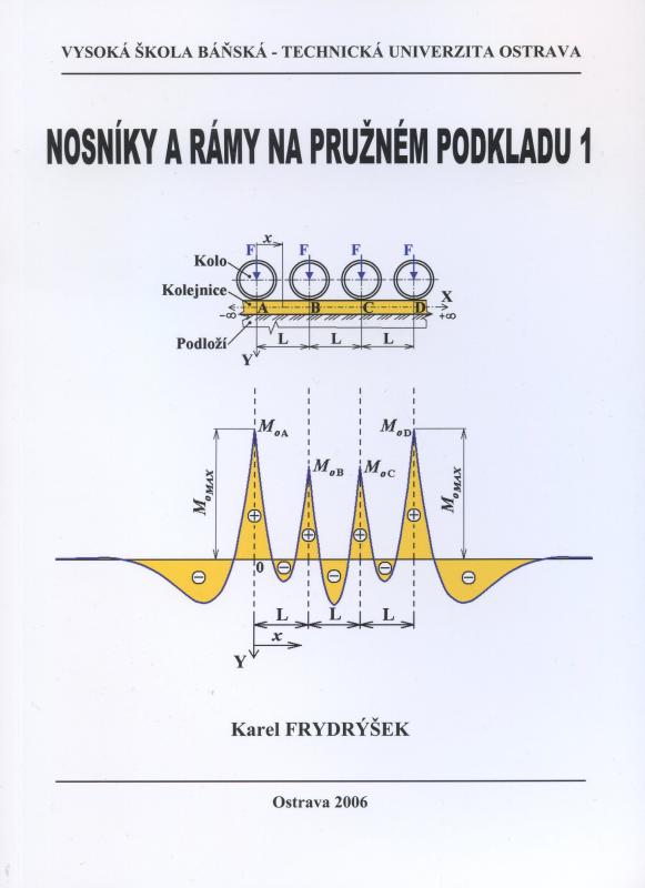 Kniha: Nosníky a rámy na pružném podkladu 1 - Karel Frydríšek