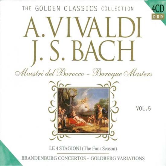 Kniha: Vivaldi, Bach Baroque Masters 4CDautor neuvedený