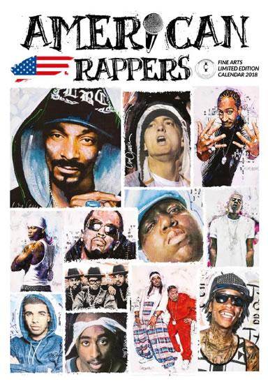 Kniha: Kalendář 2018 - AMERICAN RAPPERSautor neuvedený