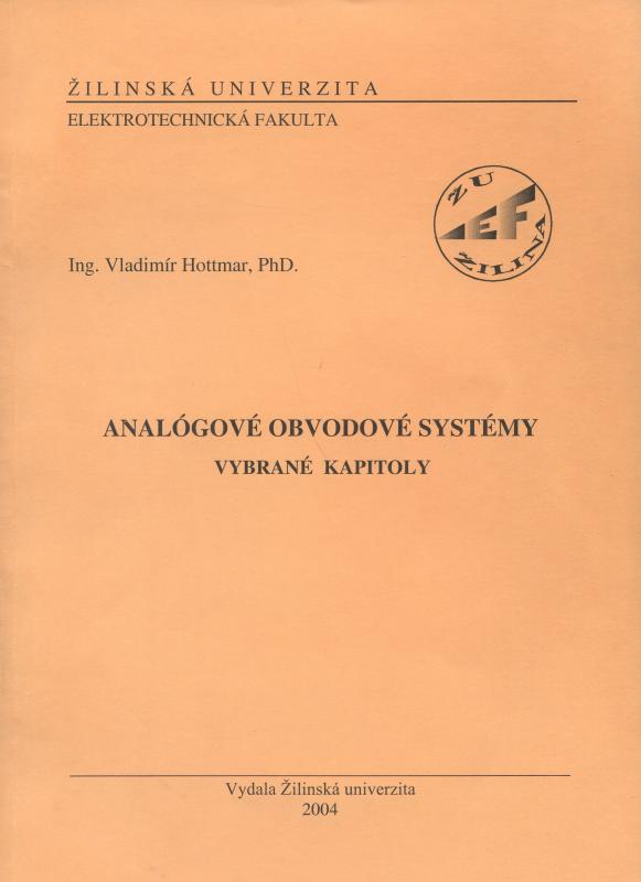 Kniha: Analógové obvodové systémy - Vladimír Hottmar