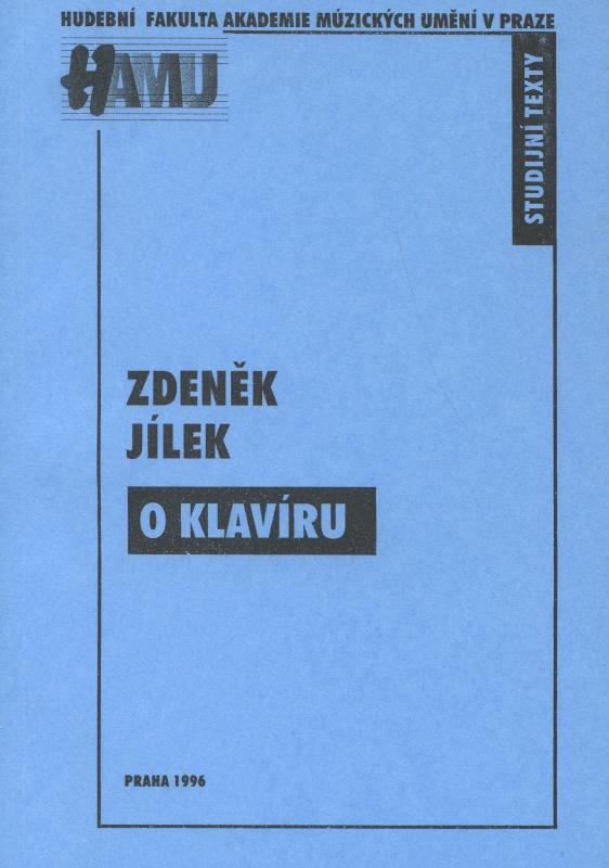 Kniha: O klavíru - Zdeněk Jílek