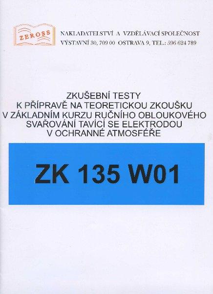 Kniha: Zkušební testy ZK 135 W01autor neuvedený