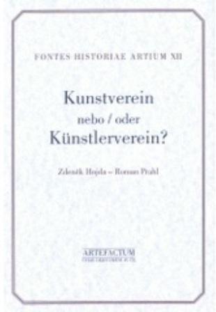 Kniha: Kunstverein nebo / oder Künstlerverein? - Zdeněk Hojda