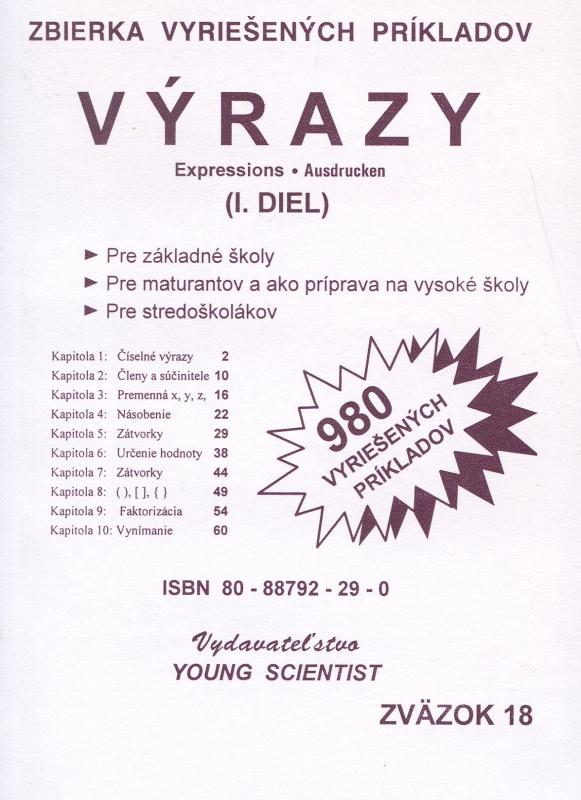 Kniha: Výrazy I. diel - Marián Olejár