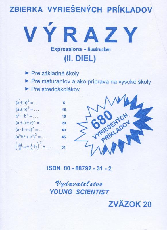 Kniha: Výrazy II. - Martin Olejár